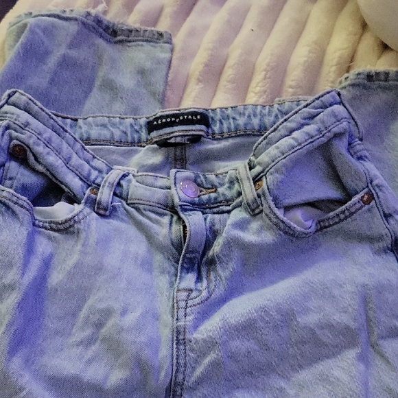 Aeropostale Women's Denim Jeans in Light Blue - Picture 1 of 3